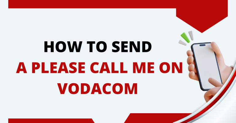 How To Send A Please Call Me On Vodacom