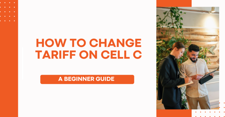 How To Change Tariff On Cell C