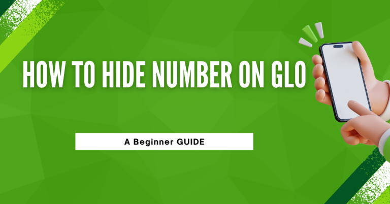 How To Hide Number On Glo