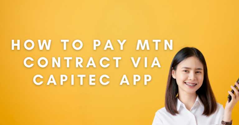 how to pay mtn contract via capitec app