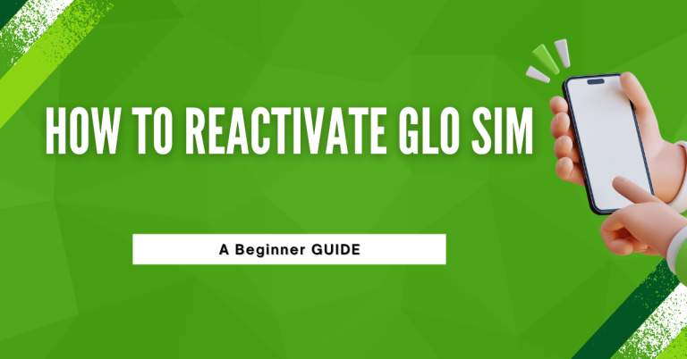 How To Reactivate Glo Sim