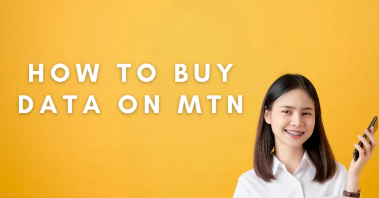 How To Buy Data On MTN