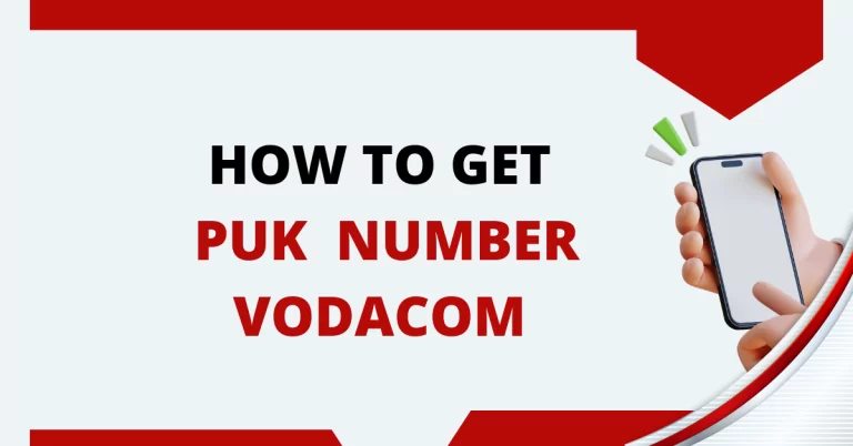 How To Get Puk Number Vodacom