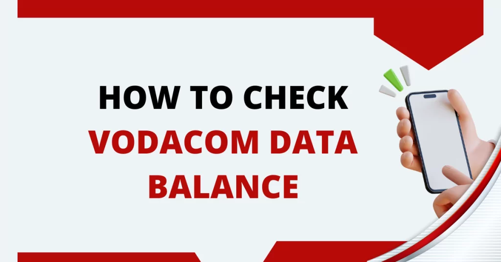 How To Check Vodacom Data Balance