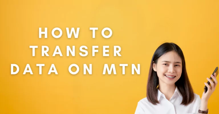 How to Transfer Data On MTN