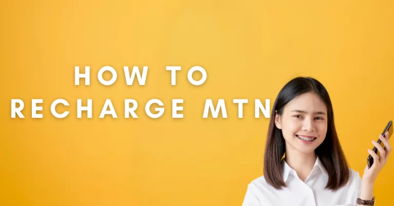 How To Recharge MTN