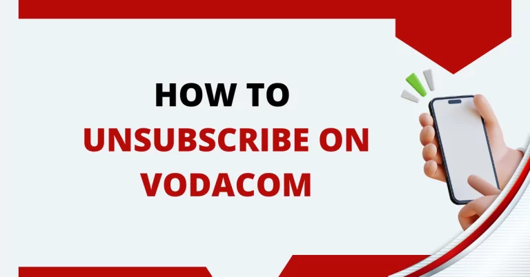 How To Unsubscribe On Vodacom