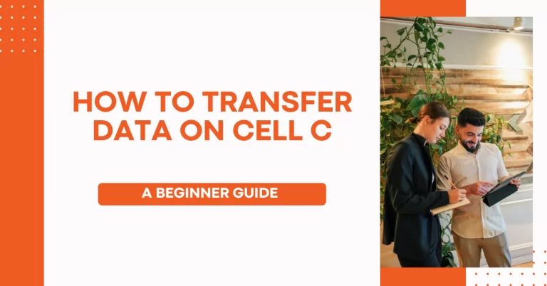 How To Transfer Data On Cell C