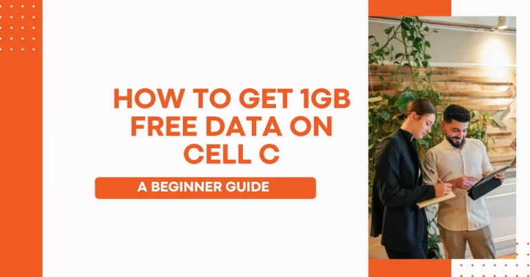 How To Get 1GB Free Data On Cell C