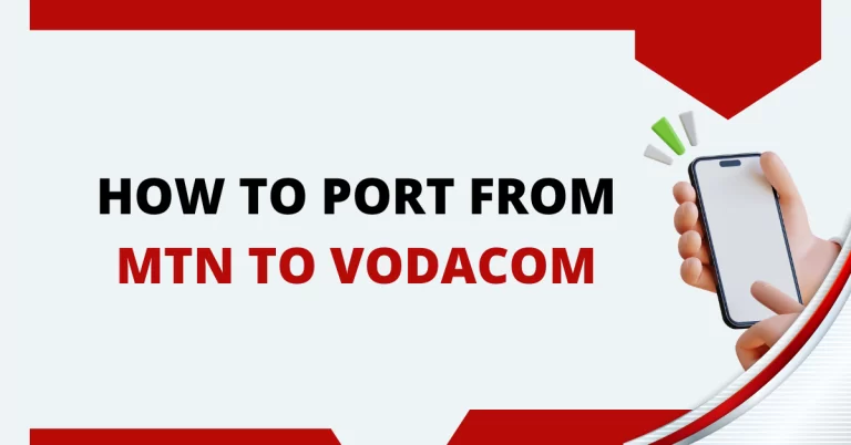 How To Port From MTN to Vodacom